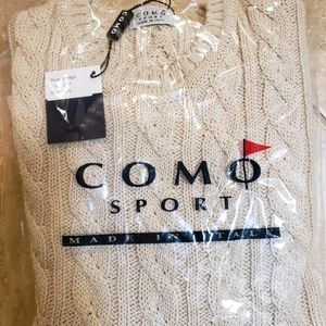 COMO SPORT LADIES CABLE KNIT TOP